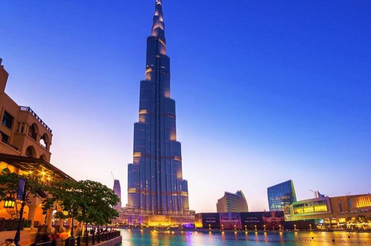 Burj Khalifa, Dubai Mall & Fountain show