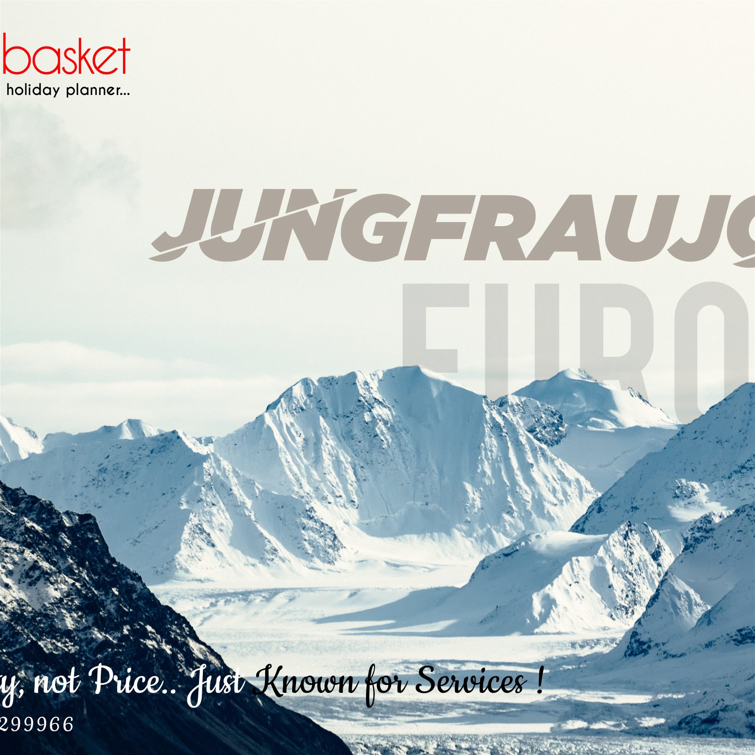 Day 6 - Highlight of the tour, A magical alpine excursion to the top of Europe - the amazing Jungfraujoch and scenic Interlaken